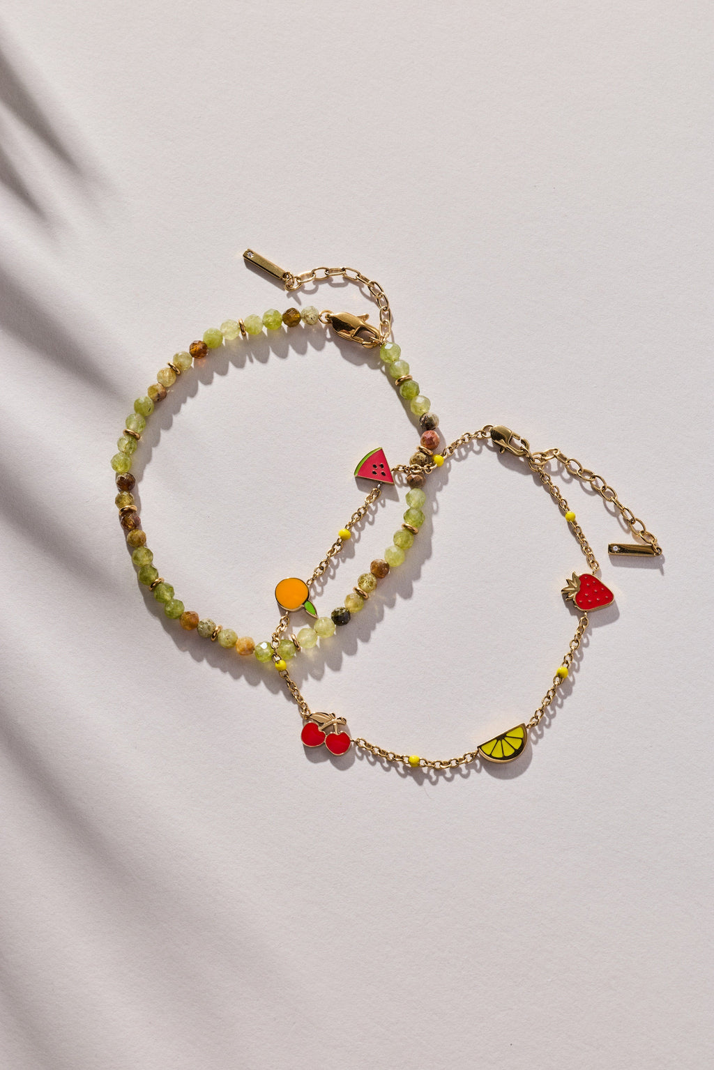 Fruit Inline Charm Anklet