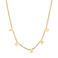Texas 18K Gold Letter Necklace