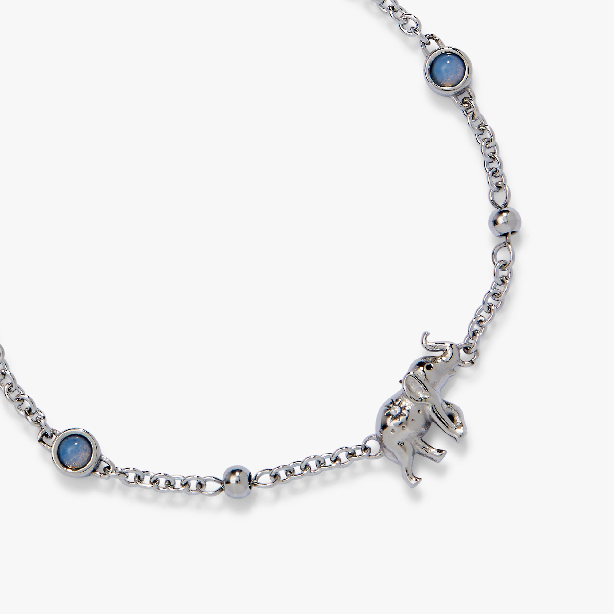 Elephant Inline Charm Anklet